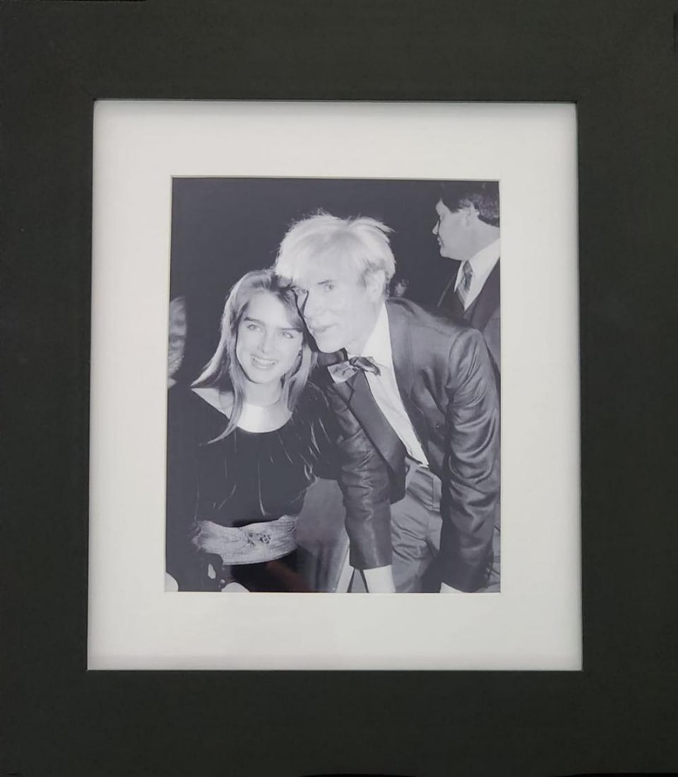 Andy Warhol, Brooke Shields, Dec. 5, 1981, Studio 54, Nyc (1 of 2)