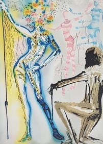 SALVADOR DALI 'FASHION DESIGNER' 1980, SIGNED NUMBERED LITHOGRAPH