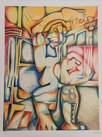 Alexandra Nechita, Adolescence: The Inevitable Maze, Signed Limited Edition Lithograph