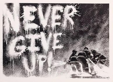 Mr. Brainwash, Superheroes L.A. Firefighters - Black, 2018