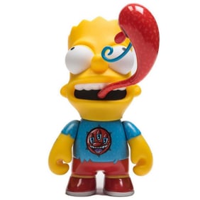 Kenny Scharf, The Simpsons - Bart Sculpture 2016