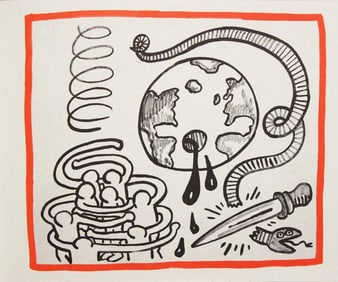 Keith Haring, 'Against All Odds', Limited Edition Lithograph, 1990