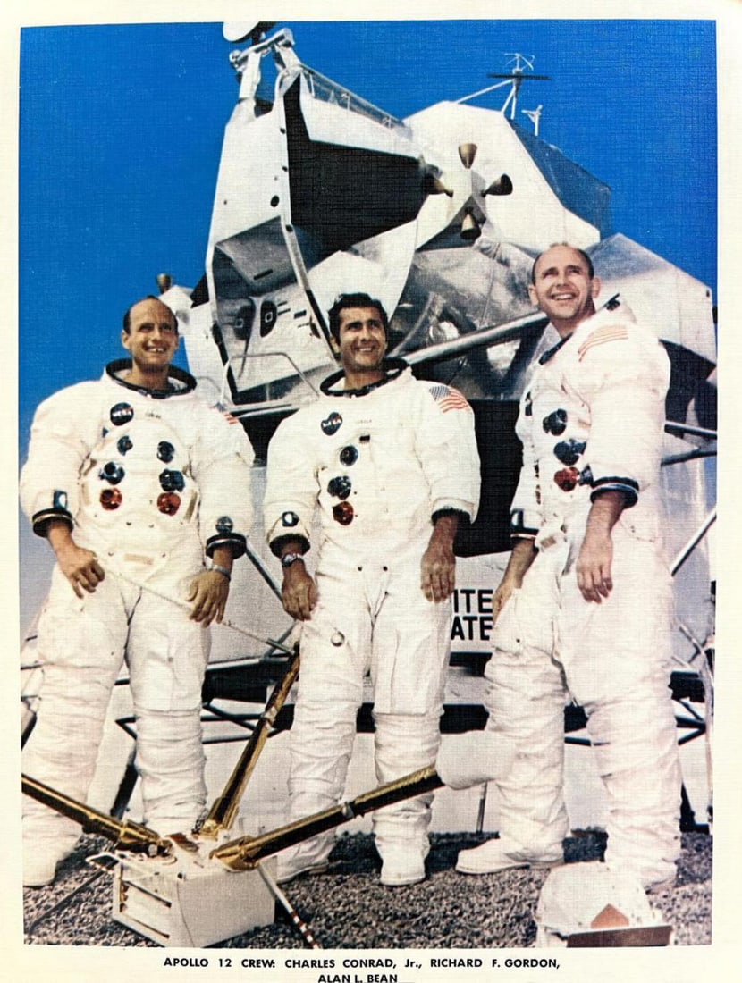 Nasa, Apollo 12 Crew, Charles Conrad, Jr., Richard F. Gordon, Alan L. Bean (1 of 1)