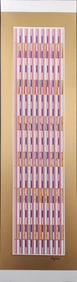 Yaacov Agam, Vertical Orchestration, Serigraph Signed & Numbered Number 35/54