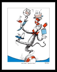 Dr Seuss Look At Me! Look At Me Now! Signed Limited Edition Serigraph