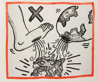 Keith Haring, 'Against all odds', Limited Edition Silkscreen, 1990