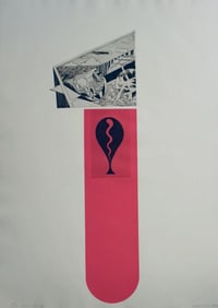 Takesada Matsutani, Town, 1969, Screenprint