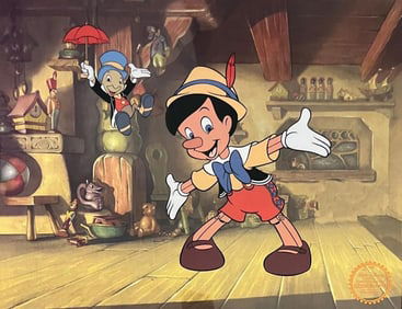 Disney, Pinocchio Limited Edition Sericel Animation Art Cel