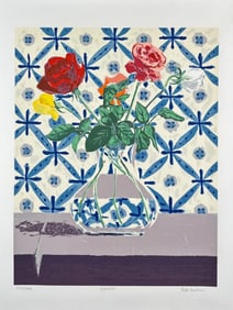 Bill Sullivan, Flowers, 1970, Serigraph