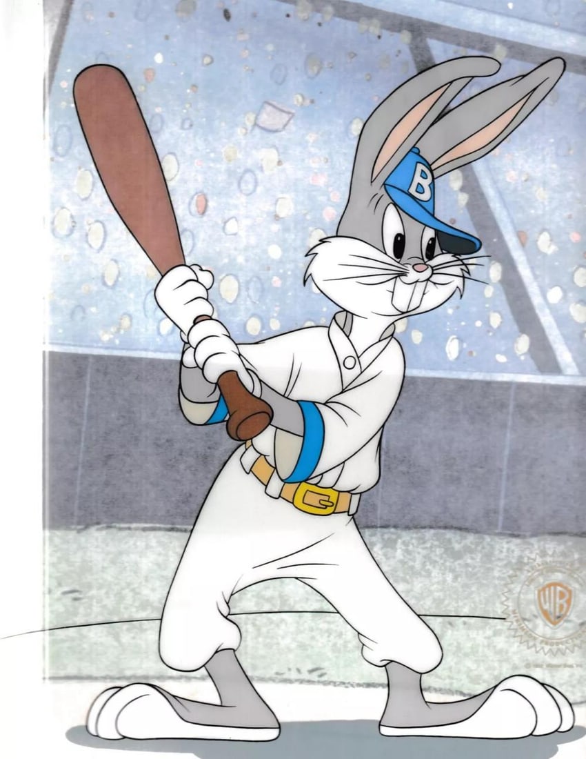 Warner Bros. "Bugs Bunny At Bat" Sericel 1992 (1 of 2)