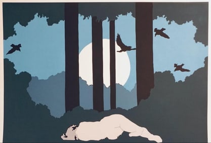 Daphne Mumford, Moonlight, Hand-Signed & Numbered Screenprint