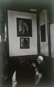 Dennis Stock, James Dean at table, NYC