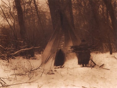 Edward S. Curtis, PLATE 86 Winter Asparoke, 1908