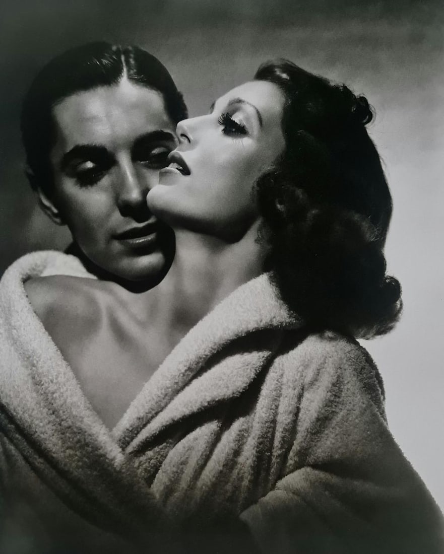 George Hurrell, Loretta Young and Tyrone Power, 1937: Photographer: George Edward Hurrell (June 1, 1904 – May 17, 1992) was a photographer who contributed to the image of glamour presented by Hollywood during the 1930s and 1940s.Title: Loretta Young an