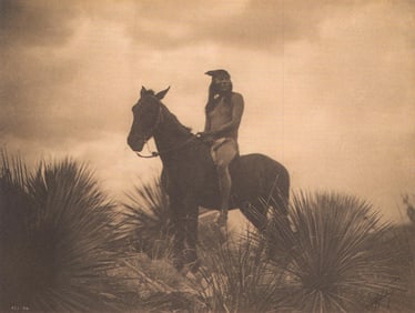 Edward S. Curtis, PLATE 90 The Scout Apache, CA, 1906