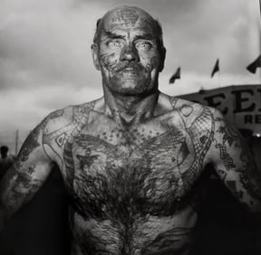 Diane Arbus, The House of Horrors, Coney Island, N.Y., 1961