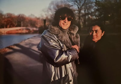 Allen Tannenbaum, John Lennon and Yoko Ono, Central Park, NYC, 1980
