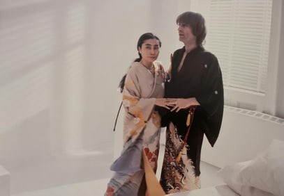 Allen Tannenbaum, John Lennon and Yoko Ono in Kimonos, 1980
