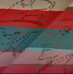 Andy Warhol, Jean Cocteau, 1985