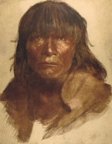 Edward S. Curtis, FIG. 16 Hopi Man, 1904