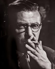 Phillipe Halsman, Jean-Paul Sartre, 1951