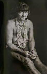 Sebastiao Salgado, During a womans Amuricuma ceremony, Mato Grosso, Brasil