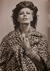 Michel Compte, Sophia Lauren, Italian Vogue, 1994