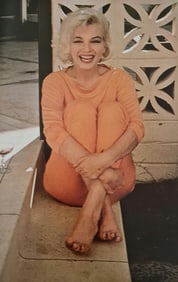 Marilyn Monroe with a drink