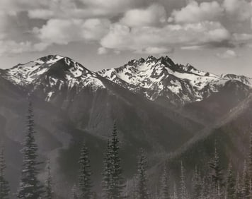 Ansel Adams, From Hurricane Hill, Olympic National Park, Washington, DC, C. 1950
