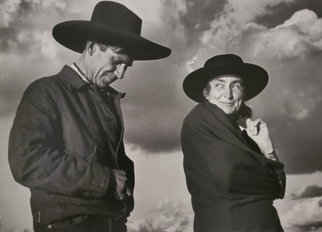 Ansel Adams, Georgia O'Keefe and Orville Cox, Canyon De Chelly National Monument, Arizona, 1937: Photographer: Ansel Adams (American, 1902 - 1984) - Internationally renowned American photographer. One of the most influential artists in photographic history. Title: "Georgia O'Keefe and Orville Cox