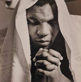 Michel Compte, Mike Tyson in prayer, 1990