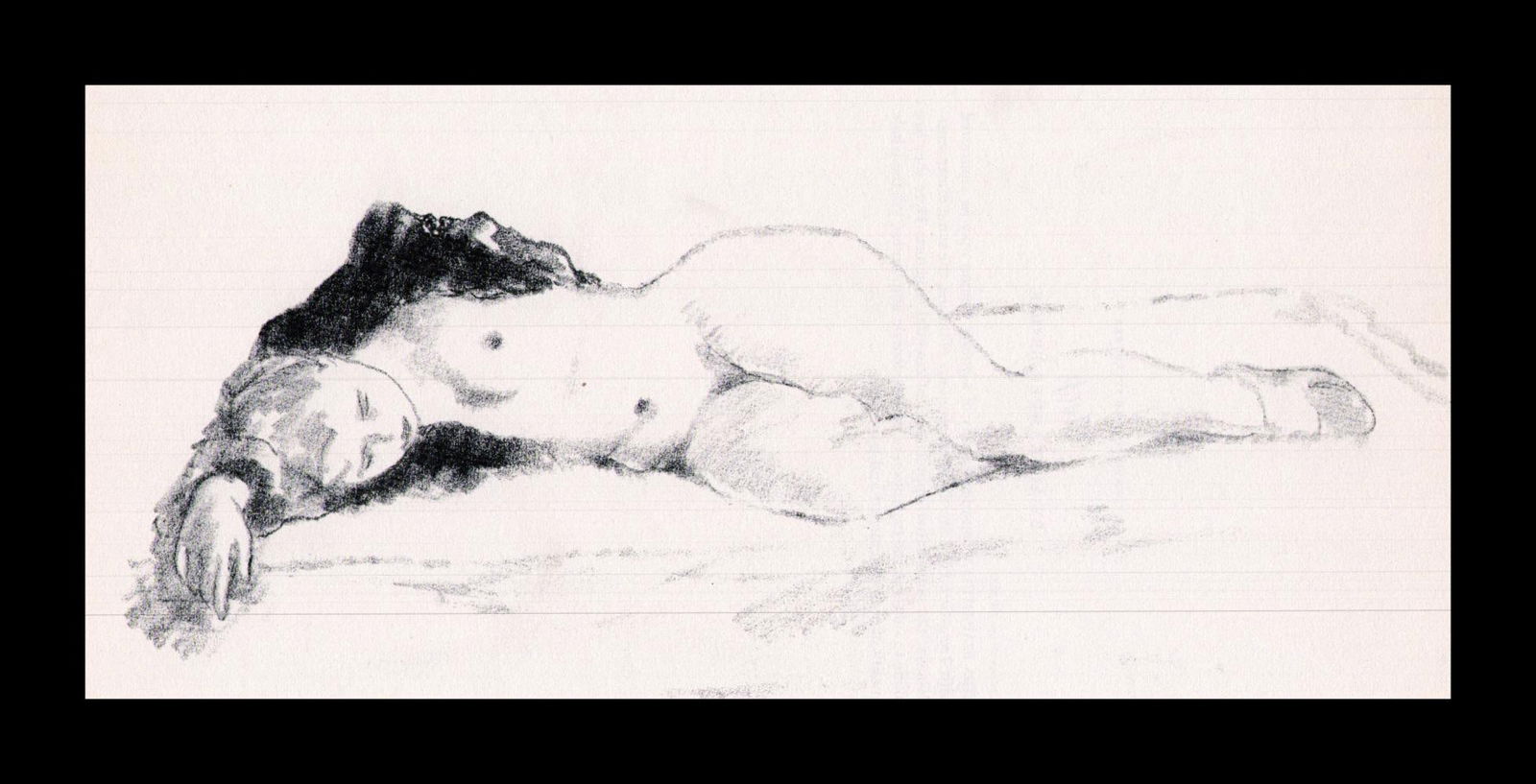 Alexander Brook, Sleep, 1939: Artist: Alexander Brook Title: Sleep Date Of Negative: 1939 Type Of Print: Vintage Photogravure/Lithograph, Printed from the original plate Date Of Print: 1939 (82 years old print) Paper: Medium weigh