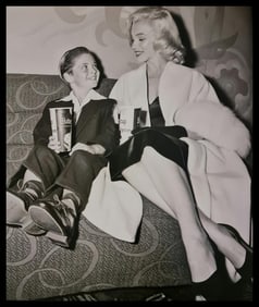 Marilyn Monroe and Tommy Rettig, 1953
