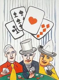 Alexander Calder -Card Players (Derriere le Miroir # 212) 1975