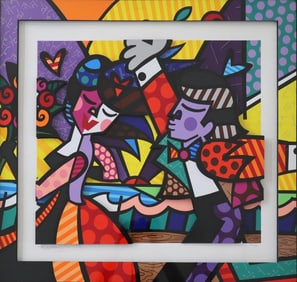 Romero Britto, 'Follow Me', Signed Limited Edition Sculptograph, 2006