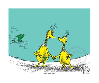 Dr. Seuss, 'Stars Upon Thars', Signed Limited Edition Pigment Print