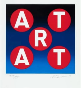 Robert Indiana Robert Indiana "ART - 2013" Screenprint, AP 2/7 - Artist estate