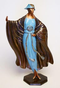 Erte, 'Rue De La Paix' Signed Limited Edition Bronze Sculpture