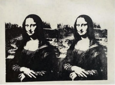 Andy Warhol, Da Vinci Mona Lisa Sunday B Morning Double