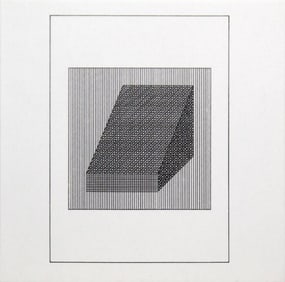 Sol Lewitt - Silkscreen From The Suite 'Ficciones'