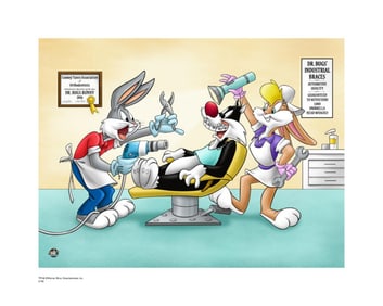 Warner Bros, Looney Tunes, Bugs Bunny, Lola Rabbit & Sylvester, 'Wannabe Dentist'