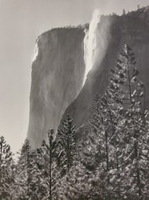 Ansel Adams, El Capitan Fall, Yosemite National Park, California, 1952