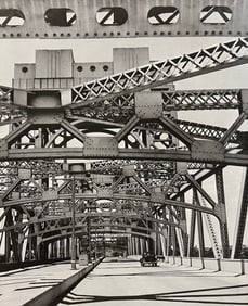 Berenice Abbott, Triborough Bridge, Steel Girders, 1930s