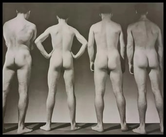 George Platt Lynes, Line of male nudes, 1941