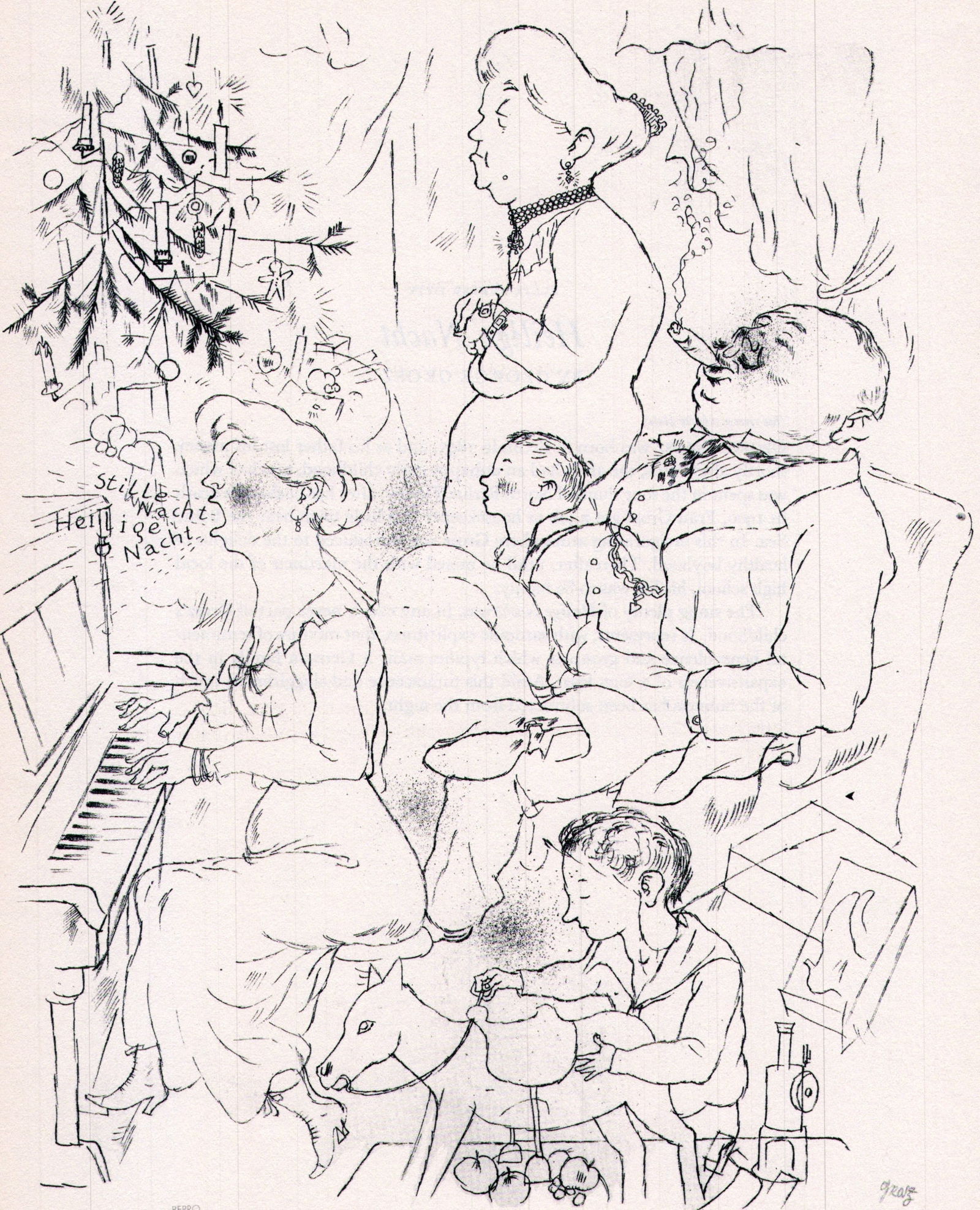 George Grosz, Heilige Nacht, 1939 (1 of 1)