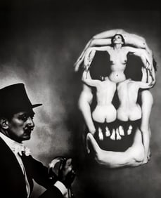 Phillipe Halsman, Salvador Dali & The Skull, 1951
