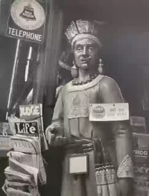 Ansel Adams, Cigar Store Indian, Powell Street, San Francisco, California, 1933