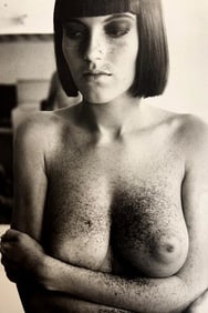 Helmut Newton, Arielle After A Haircut, Paris, 1982