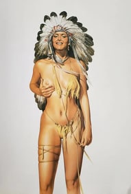 Hajime Sorayama "Untitled" Offset lithograph 1985