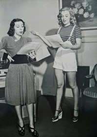 Marilyn Monroe on set for, 'Ladies of The Chorus' - 1